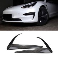 Load image into Gallery viewer, TESERY Tesla Model 3 Fog Light Trim - Carbon Fiber Exterior Mods
