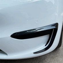 Load image into Gallery viewer, TESERY Tesla Model 3 Fog Light Trim - Carbon Fiber Exterior Mods