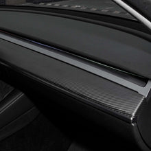 Load image into Gallery viewer, TESERY Tesla Model 3 / Y Dashboard Cover - Dry Carbon Fiber Interior Mods