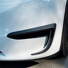 Load image into Gallery viewer, TESERY Tesla Model Y Fog Light Trim - Carbon Fiber Exterior Mods