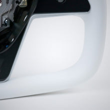 Load image into Gallery viewer, TESERY Yoke Plaid Steering Wheel for Tesla Model 3 / Y【White Leather】