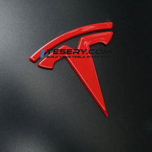 Load image into Gallery viewer, Tesla Logo "T" Emblem for Model 3 / Y (Set of 3)