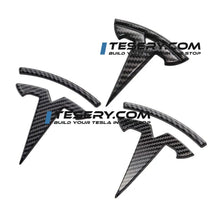 Load image into Gallery viewer, Tesla Logo "T" Emblem for Model 3 / Y (Set of 3)