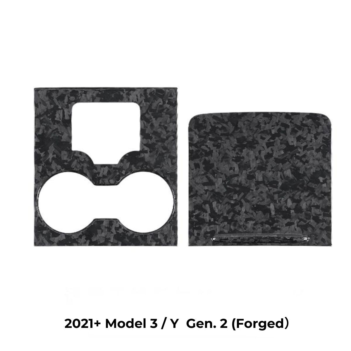 Carbon Fiber Center Console Wrap Cover for Model 3 / Y
