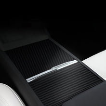 Load image into Gallery viewer, Tesla Model 3 / Y Center Console Wrap Cover  (Gen. 1 &amp; 2 &amp; 3) - Carbon Fiber Interior Mods