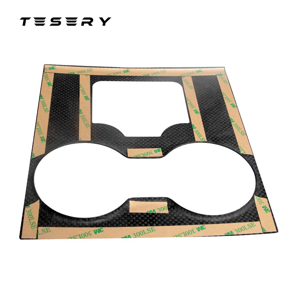 Carbon Fiber Center Console Wrap Cover for Model 3 / Y