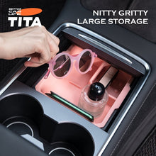 Load image into Gallery viewer, TITA Center Console Storage Box for Model 3/Y | Drawer Design | Food-Grade Silicone | 3 Colors