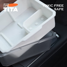 Load image into Gallery viewer, TITA Center Console Storage Box for Model 3/Y | Drawer Design | Food-Grade Silicone | 3 Colors