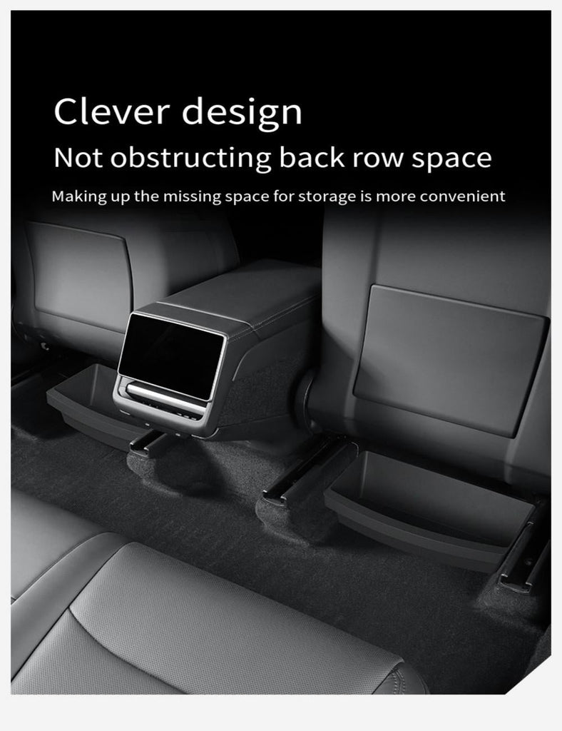 TPE Under Seat Storage Box for Model Y Juniper | TESERY
