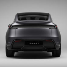 Load image into Gallery viewer, Trunk Tailgate Applique for Tesla Model Y Juniper - Real Dry Molded Carbon Fiber