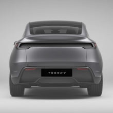 Load image into Gallery viewer, Trunk Tailgate Applique for Tesla Model Y Juniper - Real Dry Molded Carbon Fiber