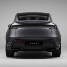 Load image into Gallery viewer, Trunk Tailgate Applique for Tesla Model Y Juniper - Real Dry Molded Carbon Fiber