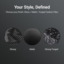 Load image into Gallery viewer, Trunk Tailgate Applique for Tesla Model Y Juniper - Real Dry Molded Carbon Fiber