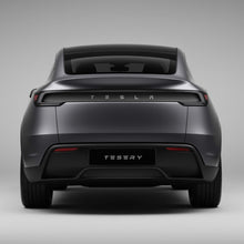 Load image into Gallery viewer, Trunk Tailgate Applique for Tesla Model Y Juniper - Real Dry Molded Carbon Fiber