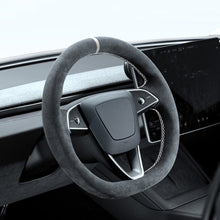 Load image into Gallery viewer, TESERY Alcantara Steering Wheel Cover for Model Y Juniper / Model 3 Highland