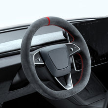 Load image into Gallery viewer, TESERY Alcantara Steering Wheel Cover for Model Y Juniper / Model 3 Highland