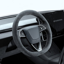 Load image into Gallery viewer, TESERY Alcantara Steering Wheel Cover for Model Y Juniper / Model 3 Highland