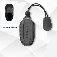 Load image into Gallery viewer, Alcantara Key Fob Case for Tesla | 3 Colors | Suede Texture | Key Belt | Premium Stitching