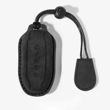 Load image into Gallery viewer, Alcantara Key Fob Case for Tesla | 3 Colors | Suede Texture | Key Belt | Premium Stitching