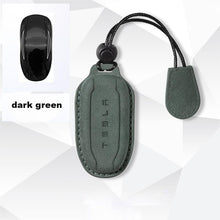 Load image into Gallery viewer, Alcantara Key Fob Case for Tesla | 3 Colors | Suede Texture | Key Belt | Premium Stitching