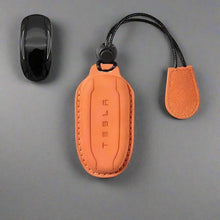 Load image into Gallery viewer, Alcantara Key Fob Case for Tesla | 3 Colors | Suede Texture | Key Belt | Premium Stitching