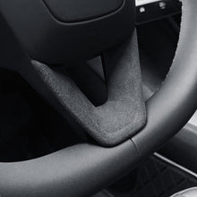 Load image into Gallery viewer, Alcantara Steering Wheel Panel for Model 3 Highland / Y Juniper | 2 Options