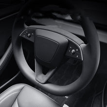 Load image into Gallery viewer, Alcantara Steering Wheel Panel for Model 3 Highland / Y Juniper | 2 Options