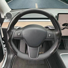 Load image into Gallery viewer, Ultra-thin Carbon Fiber Pattern Steering Wheel Cover for Tesla Model 3/ Y