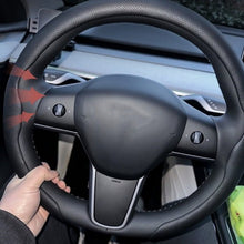 Load image into Gallery viewer, Ultra-thin Steering Wheel Cover for Tesla Model 3/Y/X/S