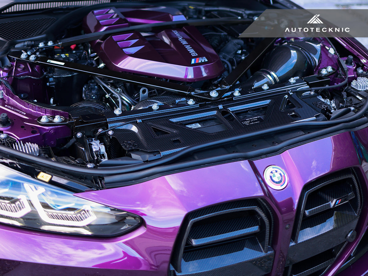AutoTecknic Dry Carbon Fiber Cooling Shroud - BMW G80 M3 | G82/ G83 M4