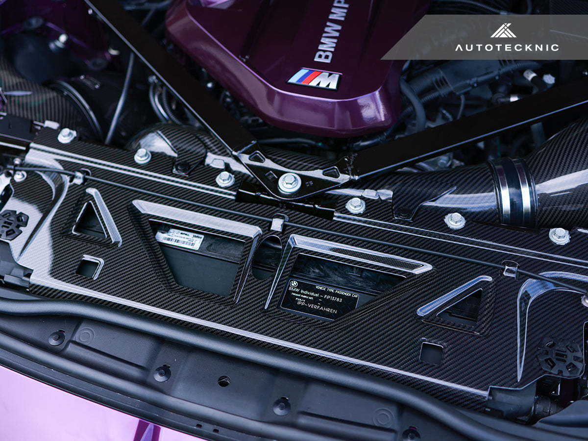 AutoTecknic Dry Carbon Fiber Cooling Shroud - BMW G80 M3 | G82/ G83 M4