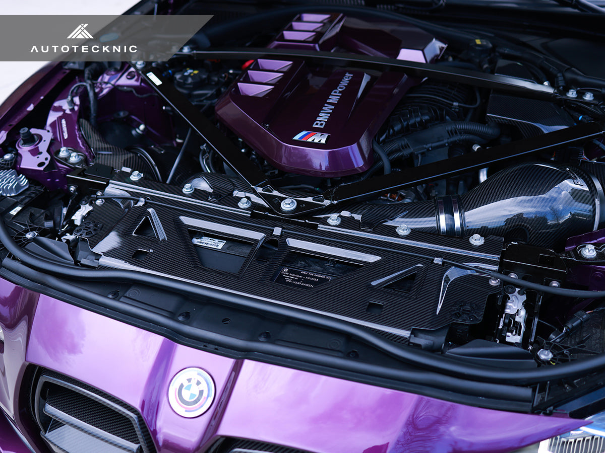 AutoTecknic Dry Carbon Fiber Cooling Shroud - BMW G80 M3 | G82/ G83 M4