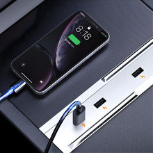 Load image into Gallery viewer, 65W USB Hub for Model 3 Highland/Model Y Juniper | Dual USB-C + Dual USB-A | Fast Charging