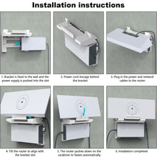 Load image into Gallery viewer, Wall Mount Kit for Starlink Gen 3 Router &amp; Power Adapter
