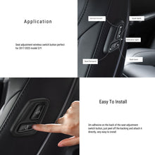 Load image into Gallery viewer, Wireless Passenger Seat Adjustment Buttons For Tesla Model 3/Y