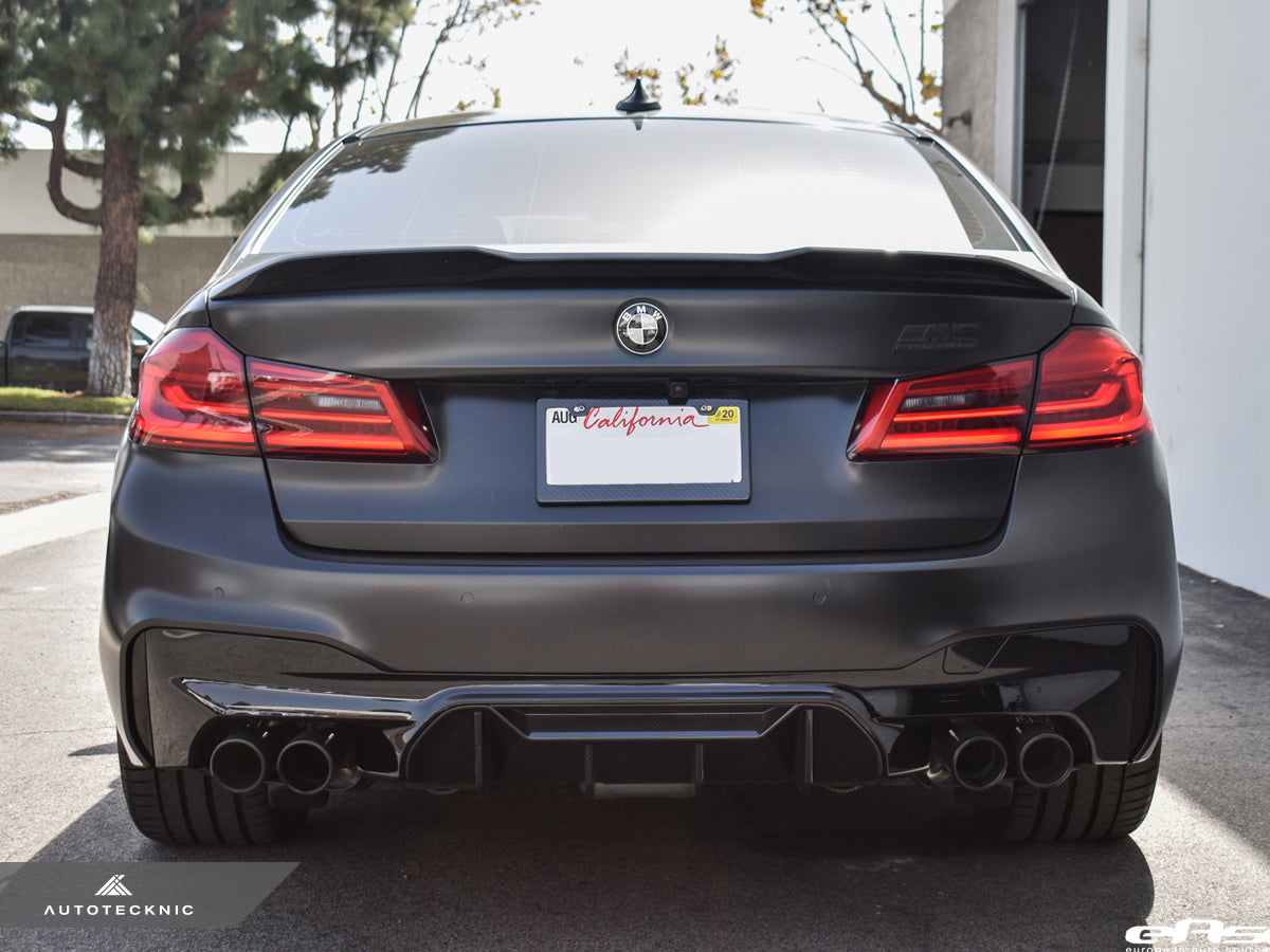 AutoTecknic Dry Carbon Competition Plus Trunk Spoiler - BMW F90 M5 | G30 5-Series