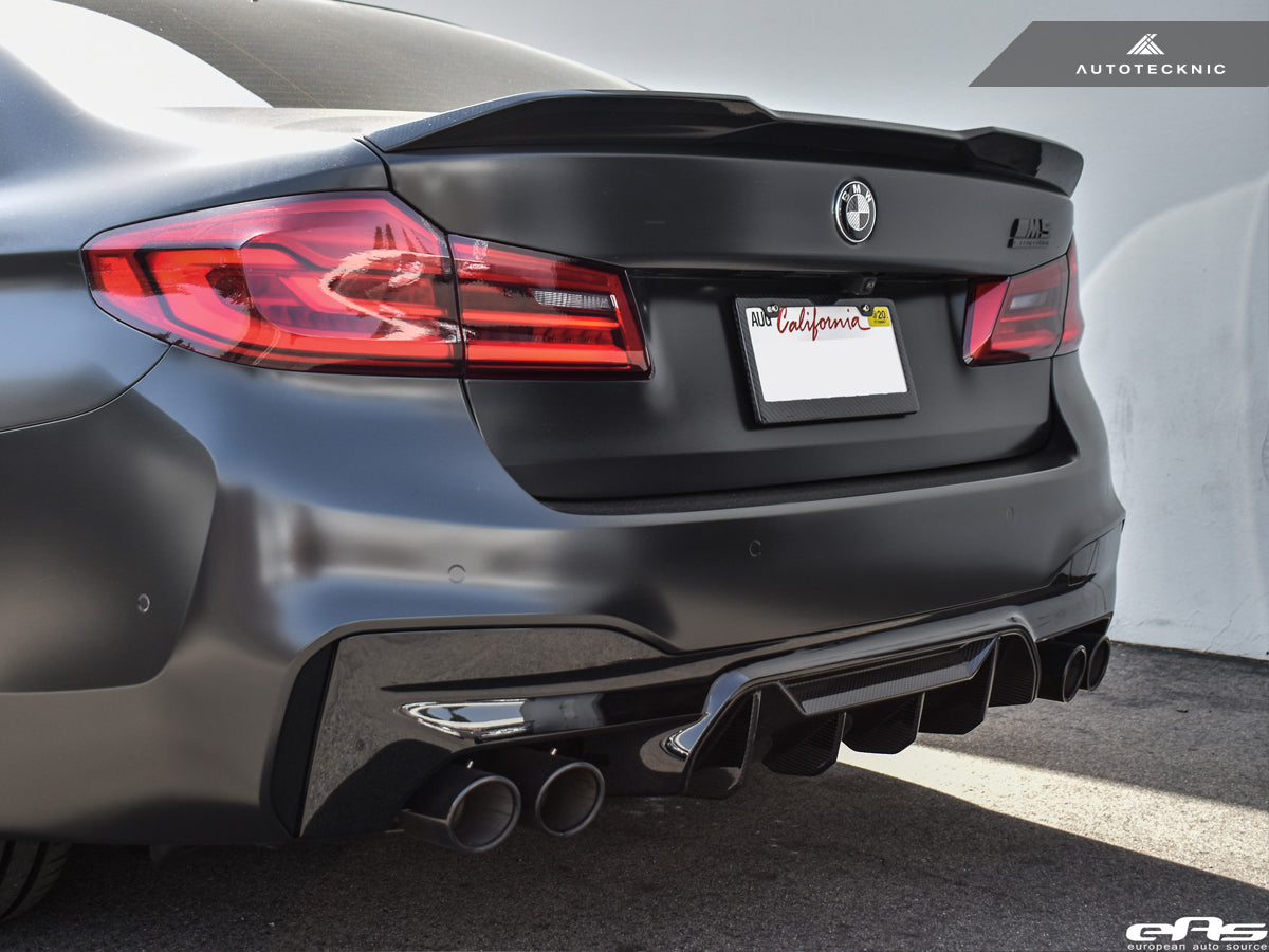 AutoTecknic Dry Carbon Competition Plus Trunk Spoiler - BMW F90 M5 | G30 5-Series