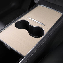 Load image into Gallery viewer, Wood Center Console Wrap for Model 3/Y | Open-Grain Match | Scratch Protection