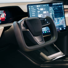 Load image into Gallery viewer, TESERY Touch Horn Yoke Plaid Steering Wheel Replacement for Tesla Model S / X 2021-2023