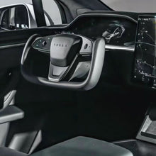 Load image into Gallery viewer, TESERY Touch Horn Yoke Plaid Steering Wheel Replacement for Tesla Model S / X 2021-2023