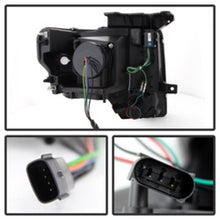 Load image into Gallery viewer, Spyder Ford F150 13-14 Projector Factory Xenon Model- Light Bar DRL Blk PRO-YD-FF15013-LBDRL-HID-BK