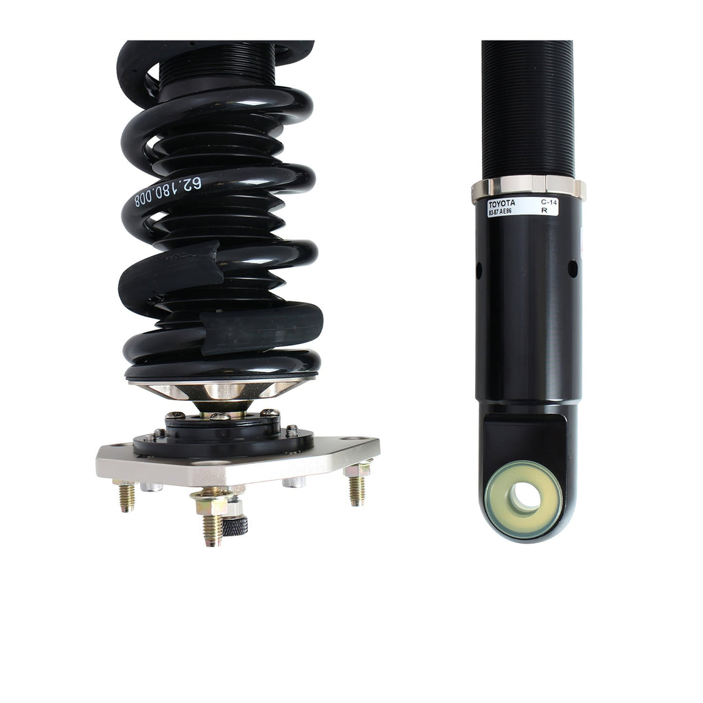 BC Racing 84-87 Corolla W/O Front Spindle - Weld In Coilovers