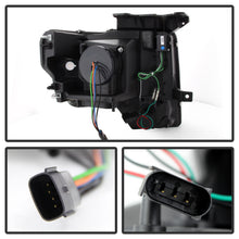 Load image into Gallery viewer, Spyder Ford F150 13-14 Projector Factory Xenon Model- Light Bar DRL Blk PRO-YD-FF15013-LBDRL-HID-BK