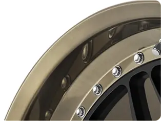 Polished Bronze (+$100/wheel) BC Forged polished lip finish