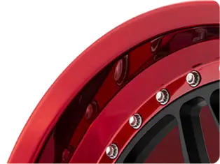 Polished Crystal Burgundy (+$100/wheel) BC Forged polished lip finish