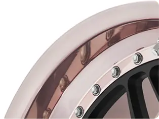 Polished Rose Gold (+$100/wheel) BC Forged polished lip finish