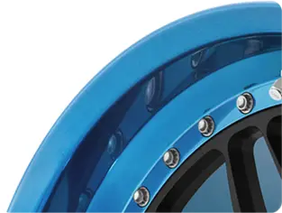 Polished Sapphire Blue (+$100/wheel) BC Forged polished lip finish